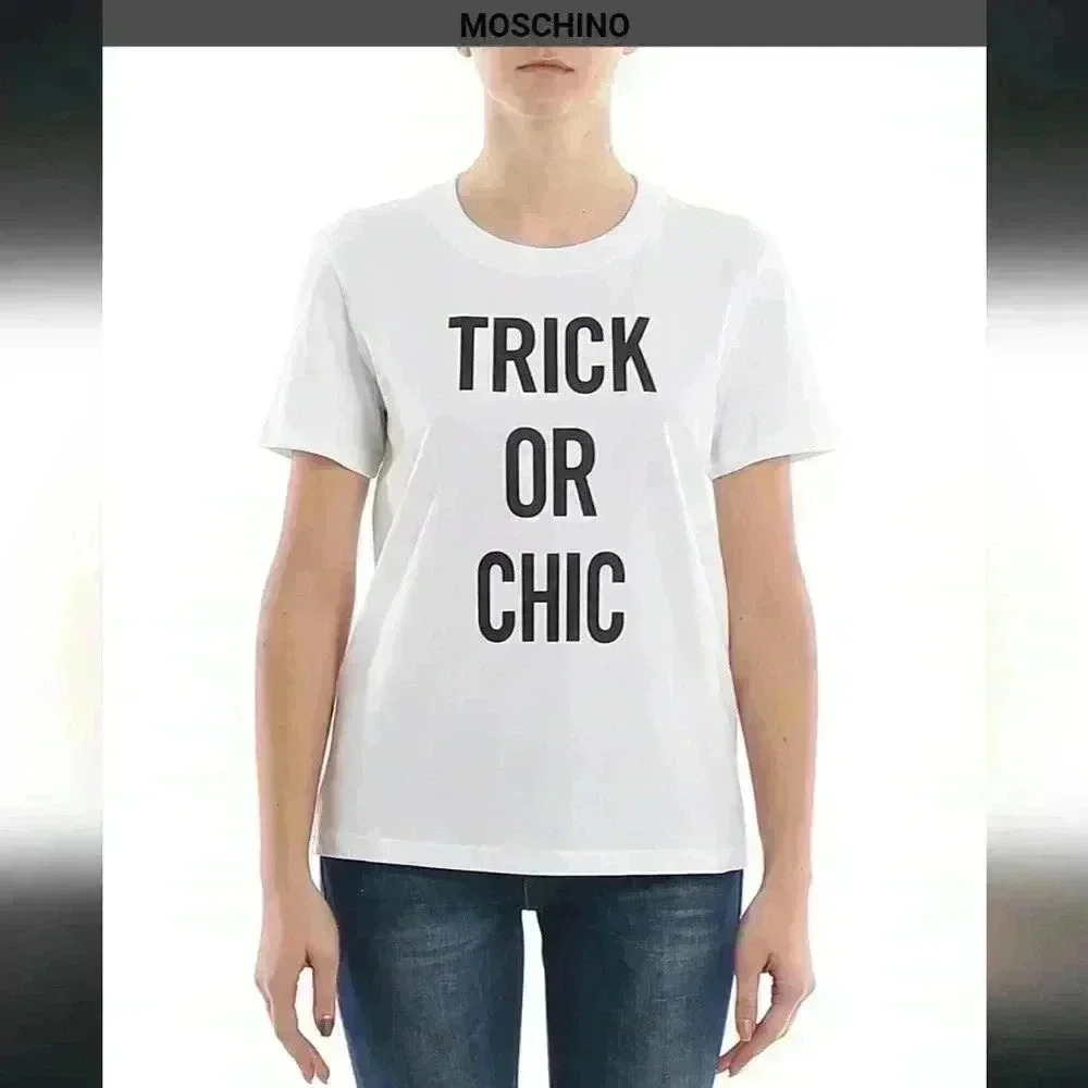 SALE Authentic Moschino T-shirt US Sz 44 ( US 10)